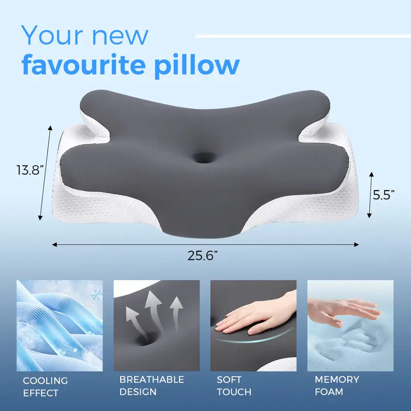 Cooling Memory Foam Neck Pillow