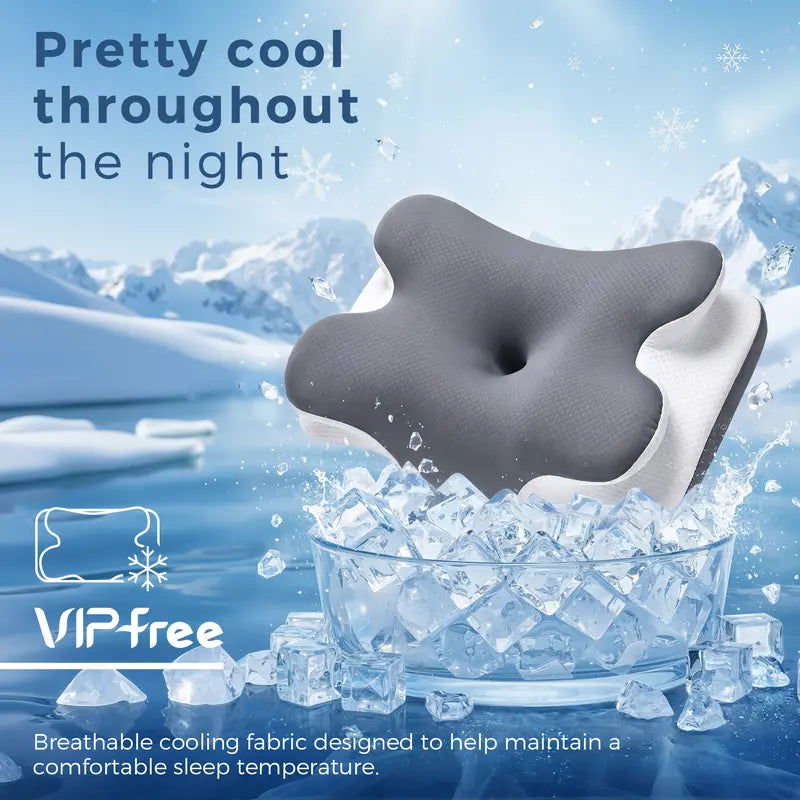 Cooling Memory Foam Neck Pillow - Image 2